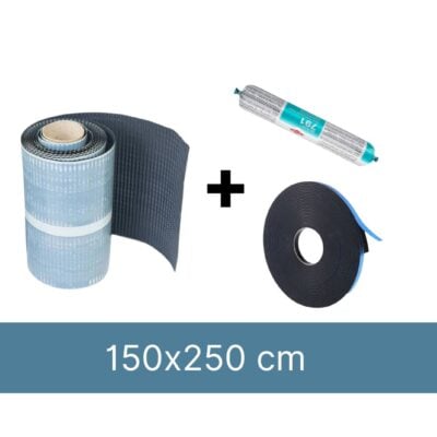 Kit d’installation pour 1 x Fenêtre de toit incliné 150x250cm (pour un toit en tuiles)